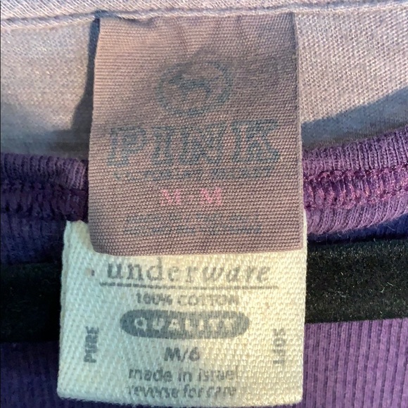 3/$25!Victoria Secret Pink Tee X’s2 Size Medium - Picture 3 of 10